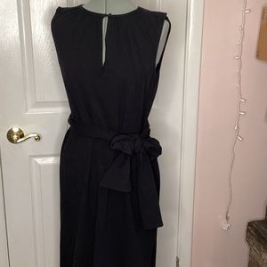 The J. Peterman Company sleeveless maxi with tied waist Womens 10